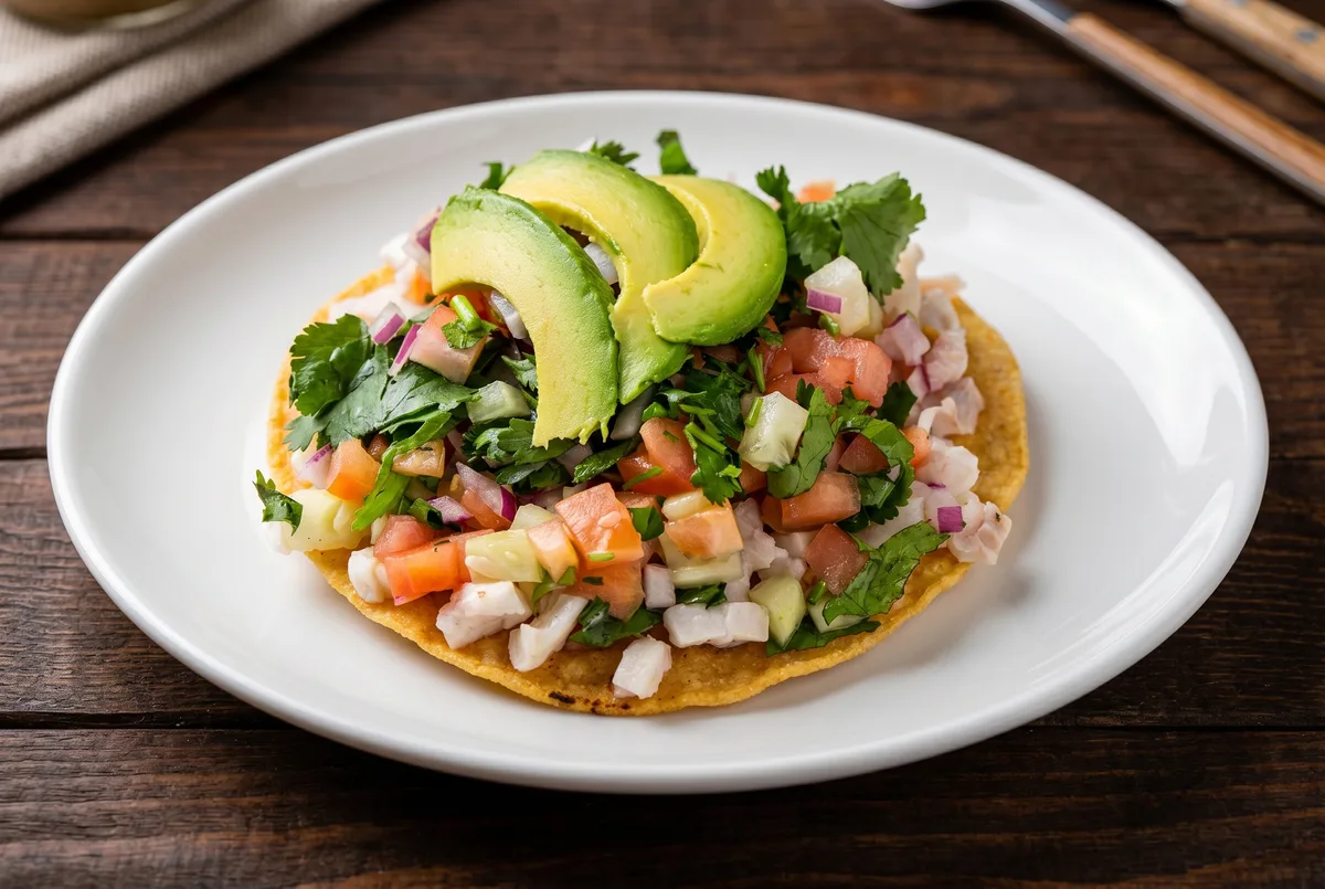 Tostada de Ceviche
